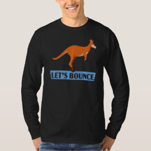 Camiseta Vamos Saltar Canguru Vida Selvagem Animal Austrál