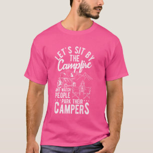 CAMISETA VAMOS SENTADO PELA CAMPFIRA E ASSISTA O PARQUE PES