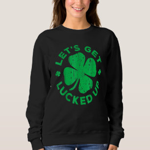 Camiseta Vamos Sente-se Lutado no Dia de São Patrick Gif S