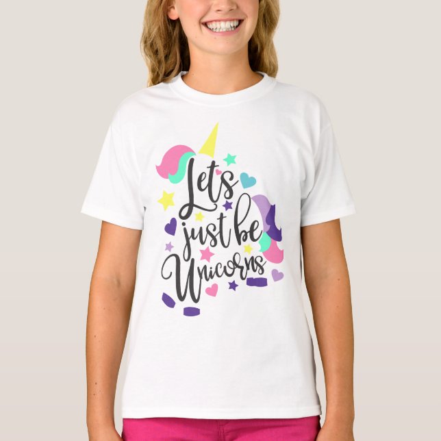 Camiseta Vamos Ser Apenas Unicórnios (Frente)