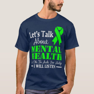 Camiseta Vamos Sobre A Consciência Da Saúde Mental2940