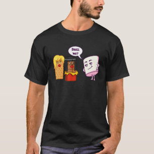 Camiseta Vamos Sugerir A Campanha S'mores Marshmallow S