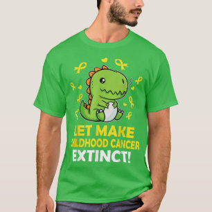 Camiseta Vamos T Rex Bonito Dinossauro Faz Cancer De Infânc