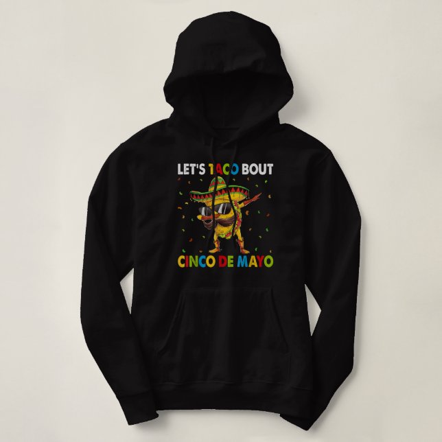 Camiseta Vamos Taco Bout Cinco De Mayo Dabbing Taco Mexican (Frente do Design)