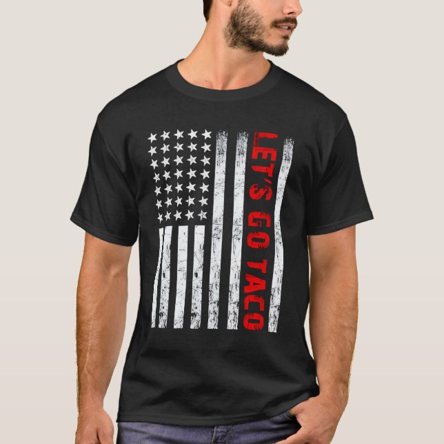 Camiseta Vamos Taco Funny Fiesta Comida (Frente)