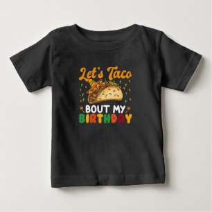 Camiseta Vamos Taco Sobre a Minha Festa de Aniversário Cinc