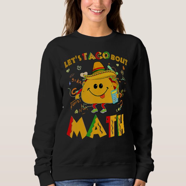 Camiseta Vamos Taco Sobre Matemática Cinco De Mayo Professo (Frente)