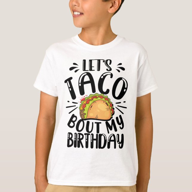 Camiseta Vamos Taco Sobre Meu Aniversário Cinco De Mayo (Frente)