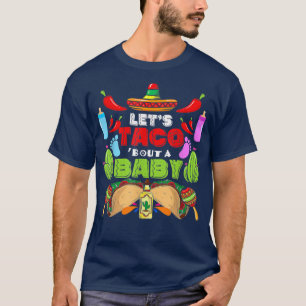 Camiseta Vamos Taco Sobre Um Bebê De Gravidez Cinco De Mayo