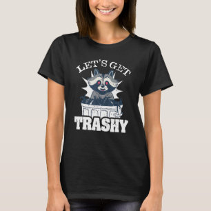 Camiseta Vamos ter guaxinins lixo Guaxinim Gambá