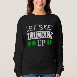 Camiseta Vamos ter sorte com a folha de St Patrick fantasia