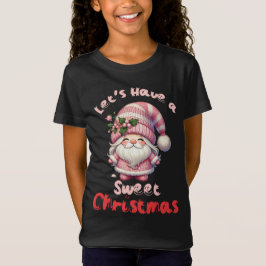 Camiseta Vamos Ter um Natal Doce Crianças