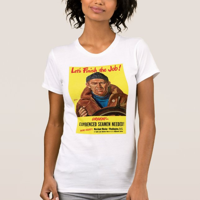 Camiseta Vamos Termine O Trabalho! (Frente)