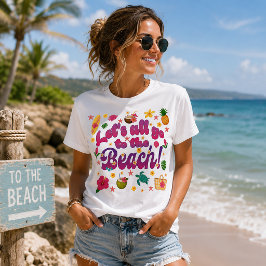 Camiseta Vamos Todos à Praia