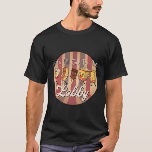 Camiseta Vamos Todos Vão Para O Teatro De Filmes Do Lobby