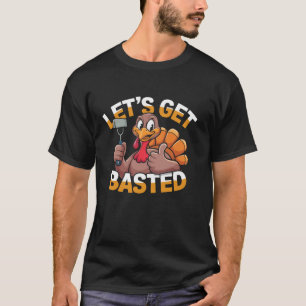 Camiseta Vamos Torcer Engraçado Ação de Graças Turquia