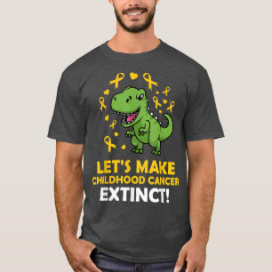 Camiseta Vamos Torna Dourado o Cancer da Infância Extinta D
