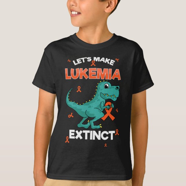 Camiseta Vamos Torna Leucemia Extinta Bea de Consciência da (Frente)