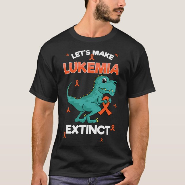 Camiseta Vamos Torna Leucemia Extinta Bea de Consciência da (Frente)