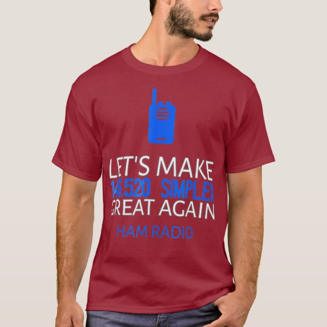 Camiseta Vamos Tornar O Excelente 146520 Simplex Novamente  (Frente)