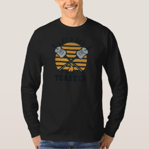 Camiseta Vamos Torrado Estilo de Retro Torrado Molho de Maç