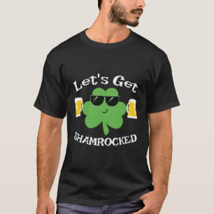 Camiseta Vamos Traz Drinki Dia de São Patrício Engravidado 