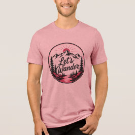 Camiseta Vamos Vagabundear Aventura Ao Ar Livre