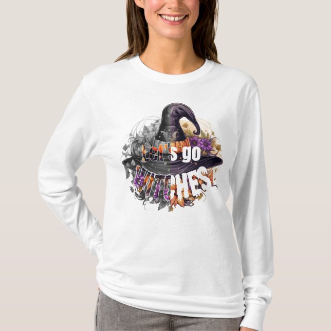 Camiseta Vamos vai bruxas. (Frente)