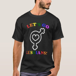 Camiseta Vamos vai para lésbicas! Orgulho lésbica_6