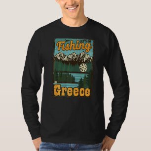Camiseta Vamos Vai Pescar Na Pesca Da Grécia