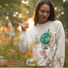 Camiseta Vamos Viagem Gráfica Globo Aventura Mundial
