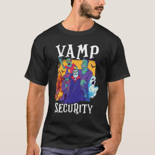 Camiseta Vamp Security Easy Halloween Costume