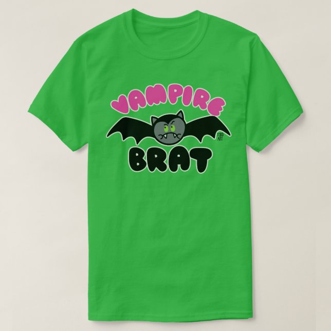 CAMISETA VAMPIRE BRAT (Frente do Design)