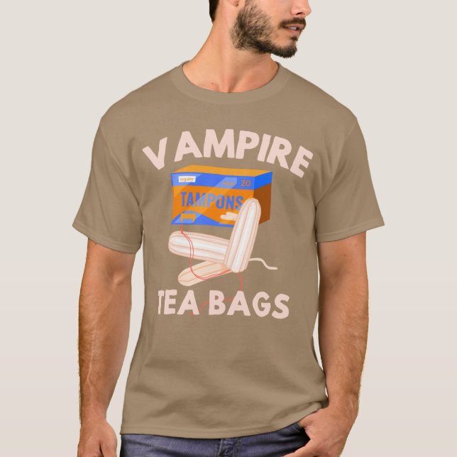 Camiseta Vampireea Bagsampon Horror Humoreabags Funny Men W (Frente)