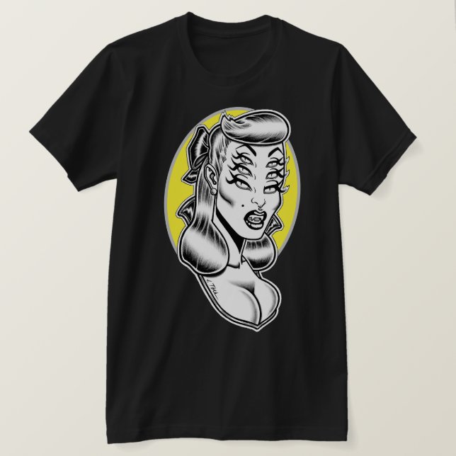 Camiseta Vampiro Alien (Frente do Design)