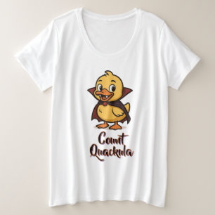 Camiseta vampiro de pato de Halloween, um desenho oficial