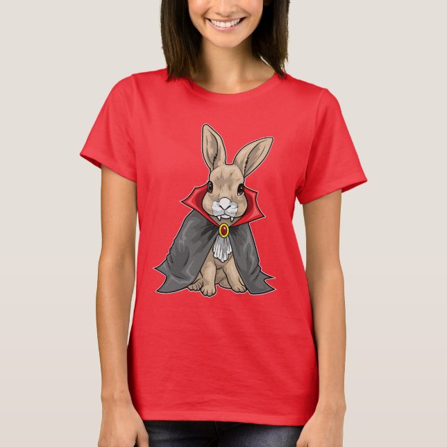 Camiseta Vampiro do Rabbit Halloween (Frente)