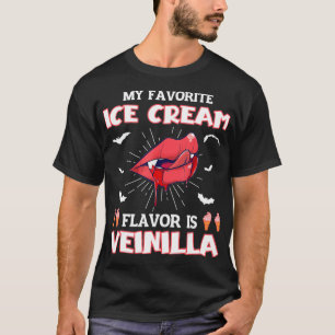 Camiseta Vampiro do Sorvete de Veinilla Halloween 