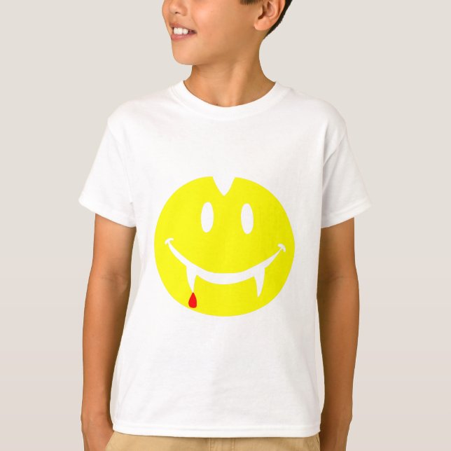 Camiseta vampiro emoji dracula (Frente)