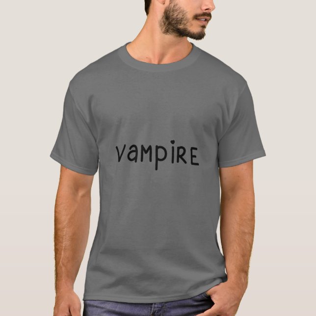 Camiseta Vampiro, Figurino de Halloween (Frente)