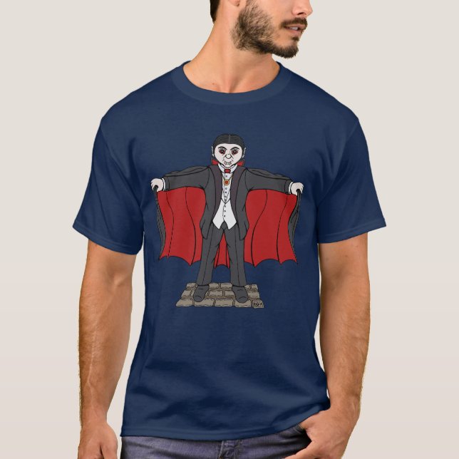Camiseta Vampiro Fofo/Drácula (Frente)