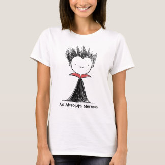 Camiseta Vampiro Fofo Um Perigo Absoluto