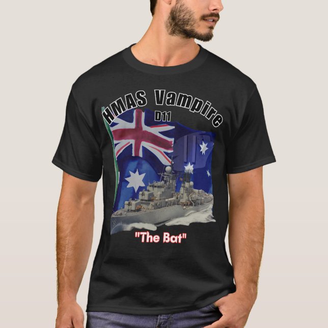 Camiseta Vampiro HMAS "The Bat" (Frente)
