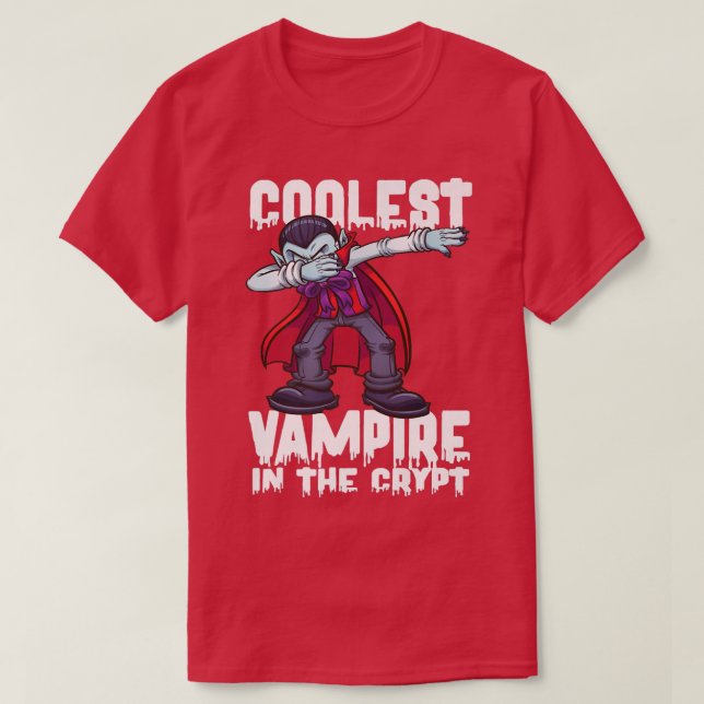 Camiseta Vampiro Mais Legal Do Vampiro Do Vampiro Do Hallow (Frente do Design)