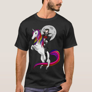 Camiseta Vampiro Montando Unicórnio