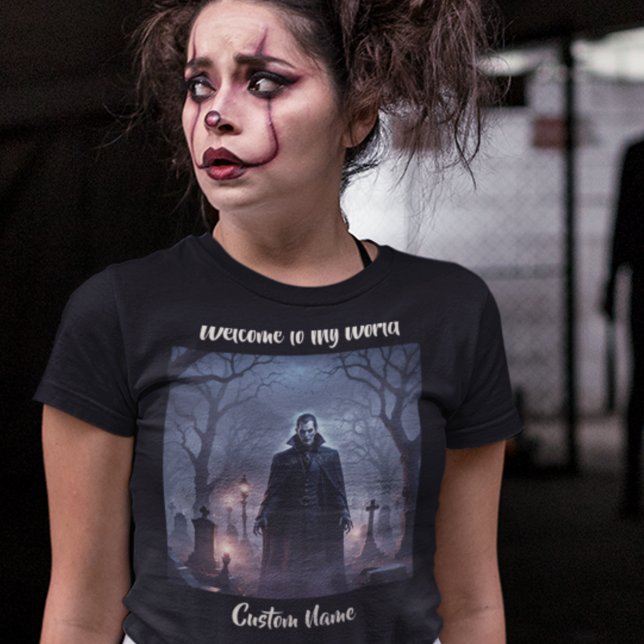 Camiseta Vampiro no Cemitério (Criador carregado)