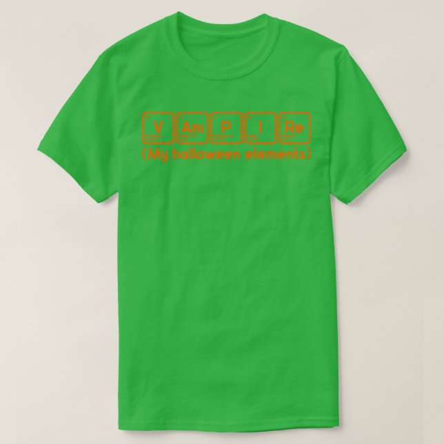 Camiseta Vampiro periódico (Frente do Design)
