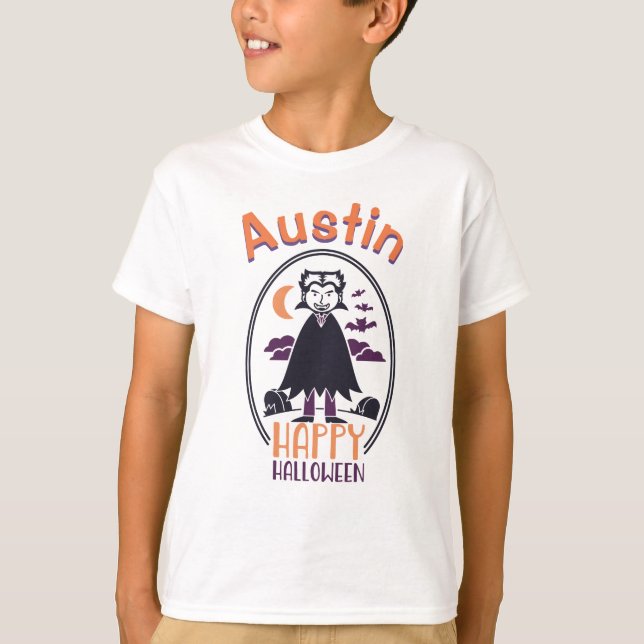 Camiseta Vampiro Personalizado (Frente)