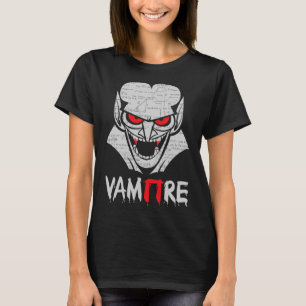Camiseta Vampiro Pi Halloween Costume Engraçado Matemática 