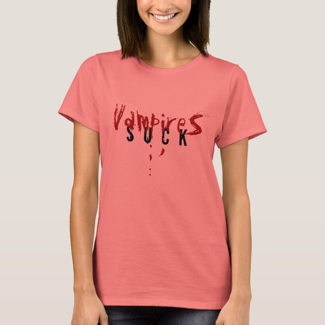 CAMISETA VAMPIROS SUCK (Frente)